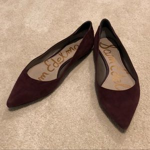 Wine colored Sam Edelman flats